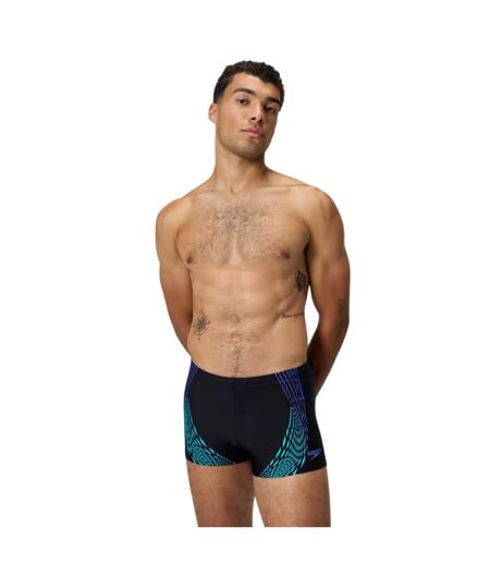 Short De Bain Motif/style Imprimé Graphique Homme Noir Bleu Imprimé Graphique Speedo