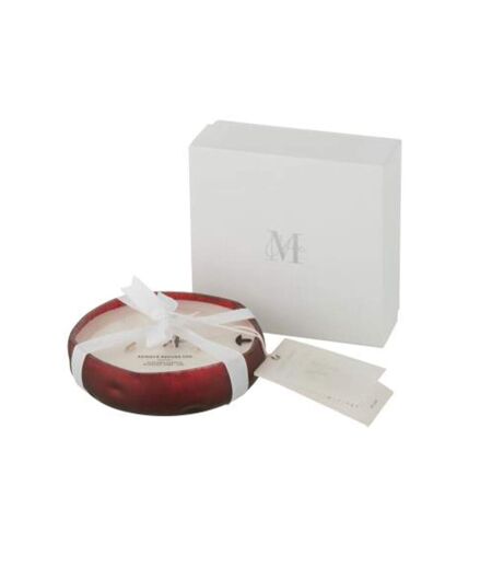 Bougie Parfumée Déco Livia 13cm Oud Amber Rouge