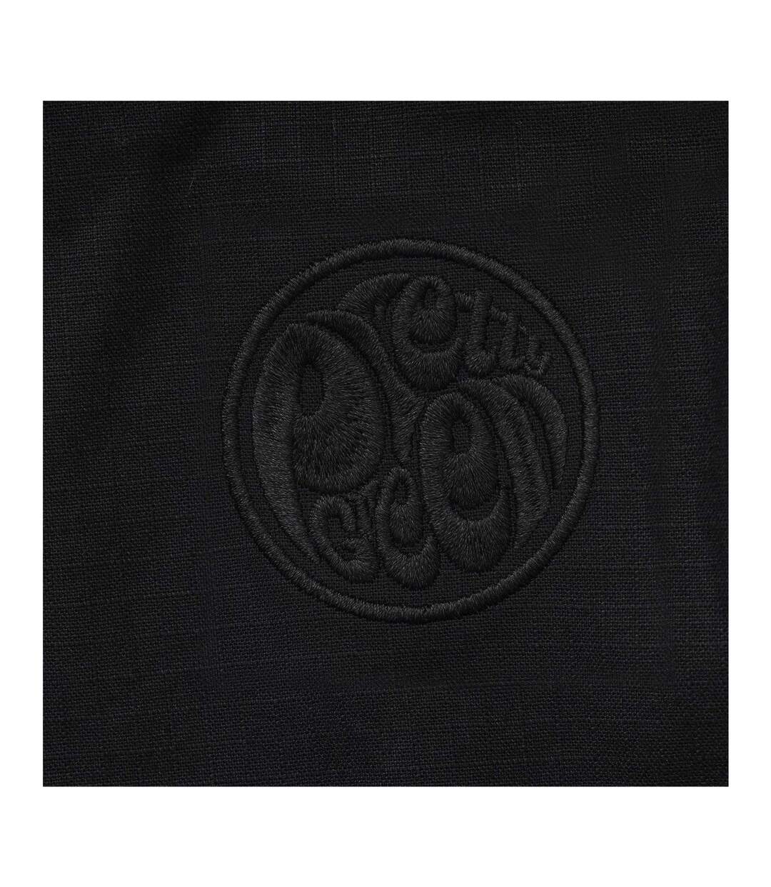 Mens Cotton Reinforced Tailored Casual Cargo Shorts Black Pretty Green-4