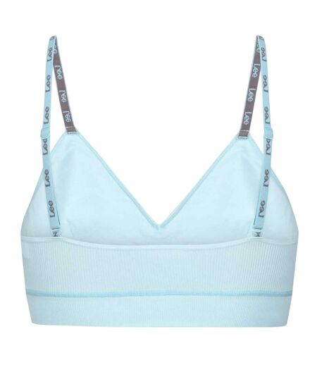 Womens/ladies Alvina V Neck Bralette Soft Blue Lee