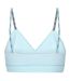Womens/ladies Alvina V Neck Bralette Soft Blue Lee-2