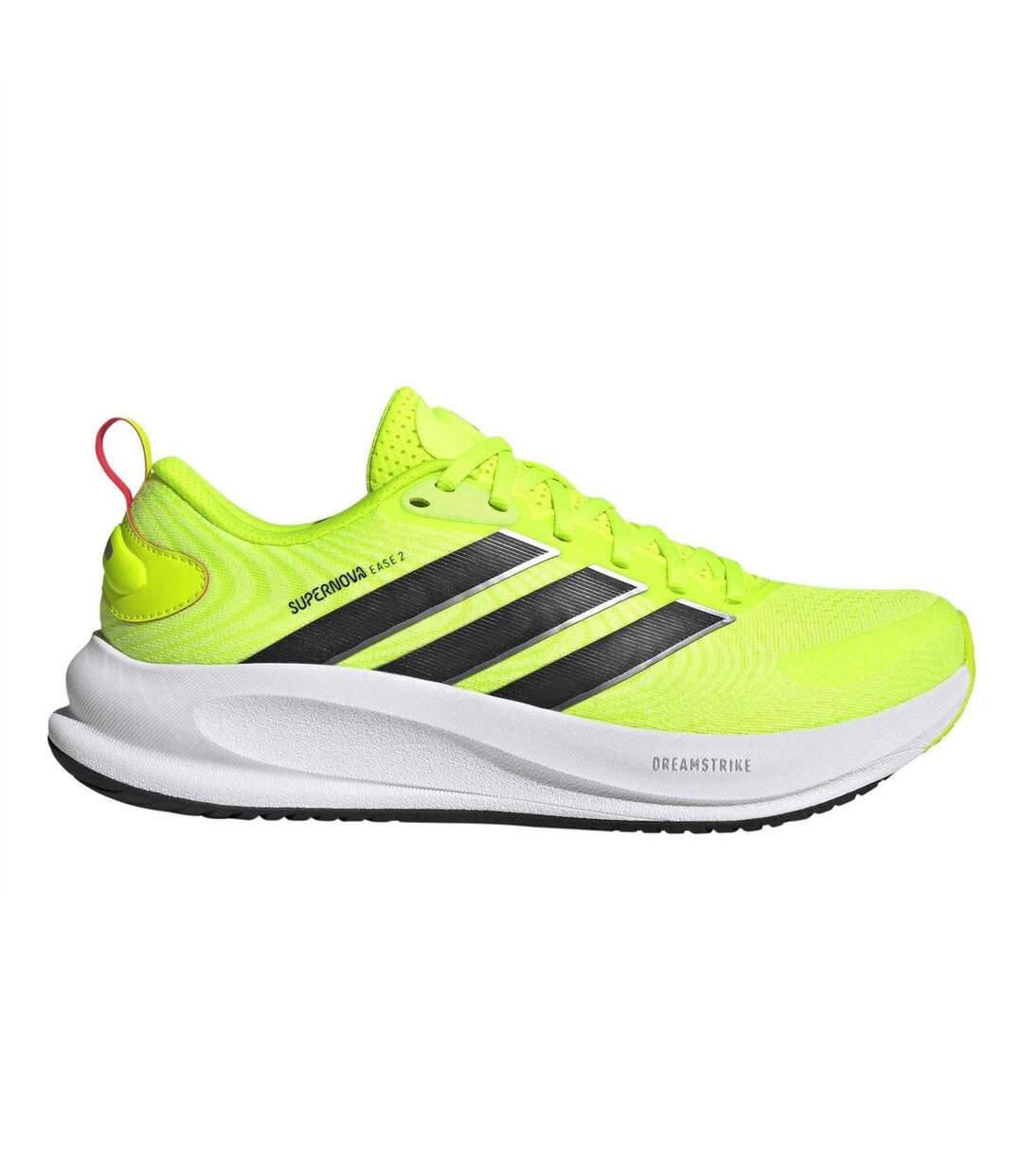 Mens Supernova Ease 2 Trainers Lemon Black Red Adidas-4