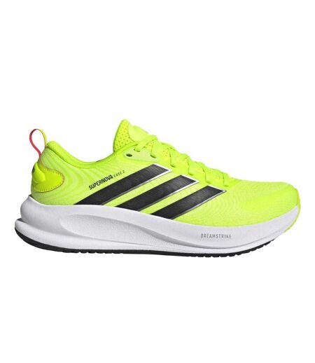 Mens Supernova Ease 2 Trainers Lemon Black Red Adidas
