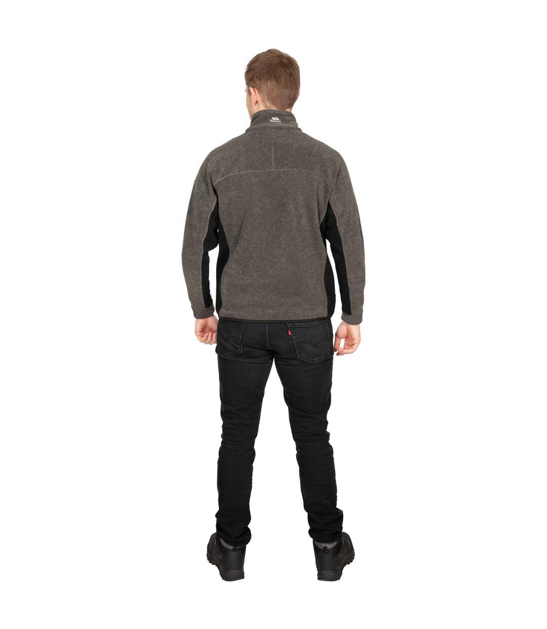 Veste Polaire Jynx Homme Vert Blanc Trespass-3