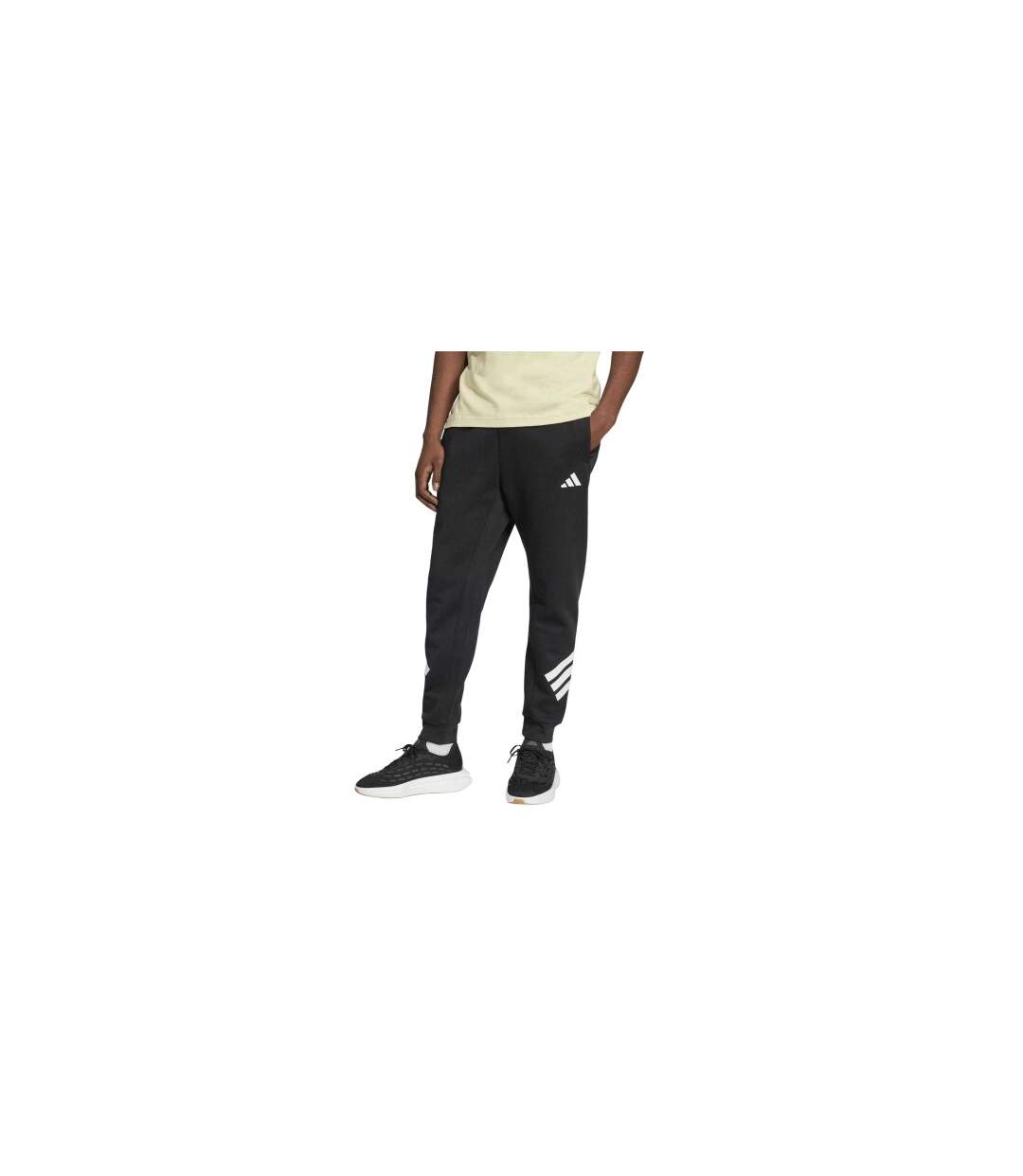 Mens 3s 3 Stripes Joggers Black Adidas-1