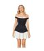 Robe Courte Exclusive No.1 Femme Noir Blanc Odd Muse-3