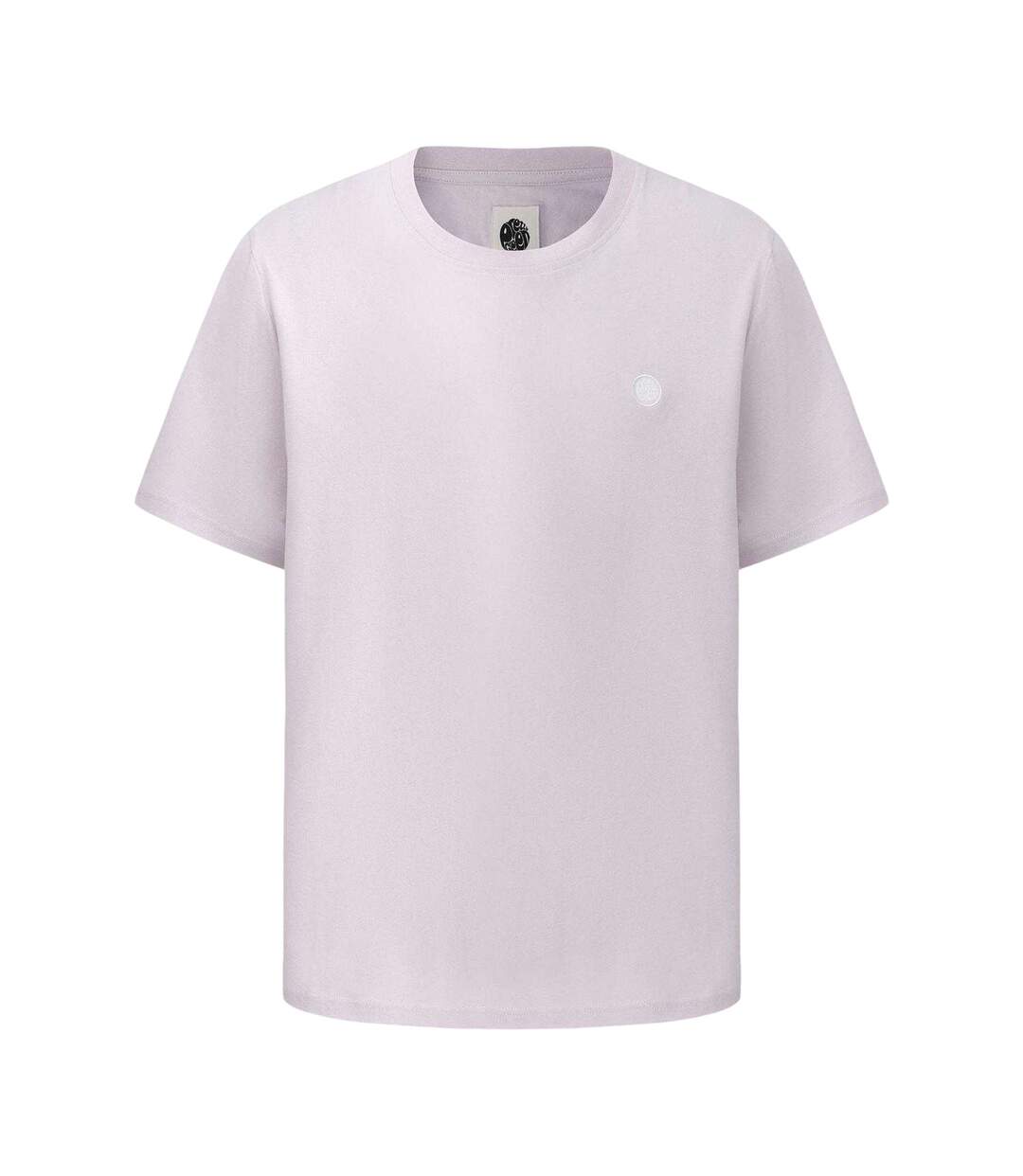 Mens Small Logo Cotton T-shirt Lilac Pretty Green-1