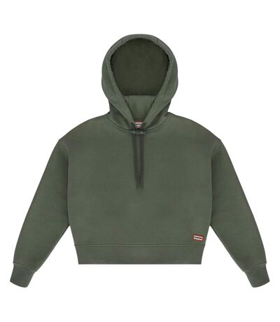 Sweat court à capuche liza femme vert lichen foncé Hunter