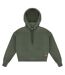 Sweat court à capuche liza femme vert lichen foncé Hunter-1