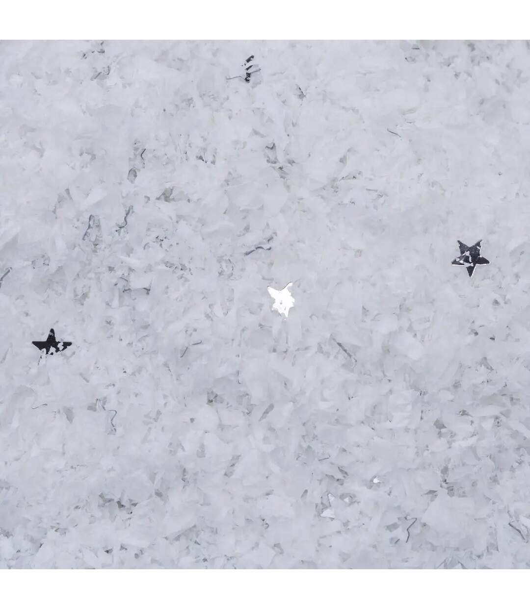 Copeaux de Neige Étoiles Manteau 150g Blanc-2