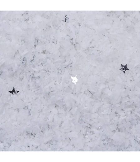 Copeaux de Neige Étoiles Manteau 150g Blanc