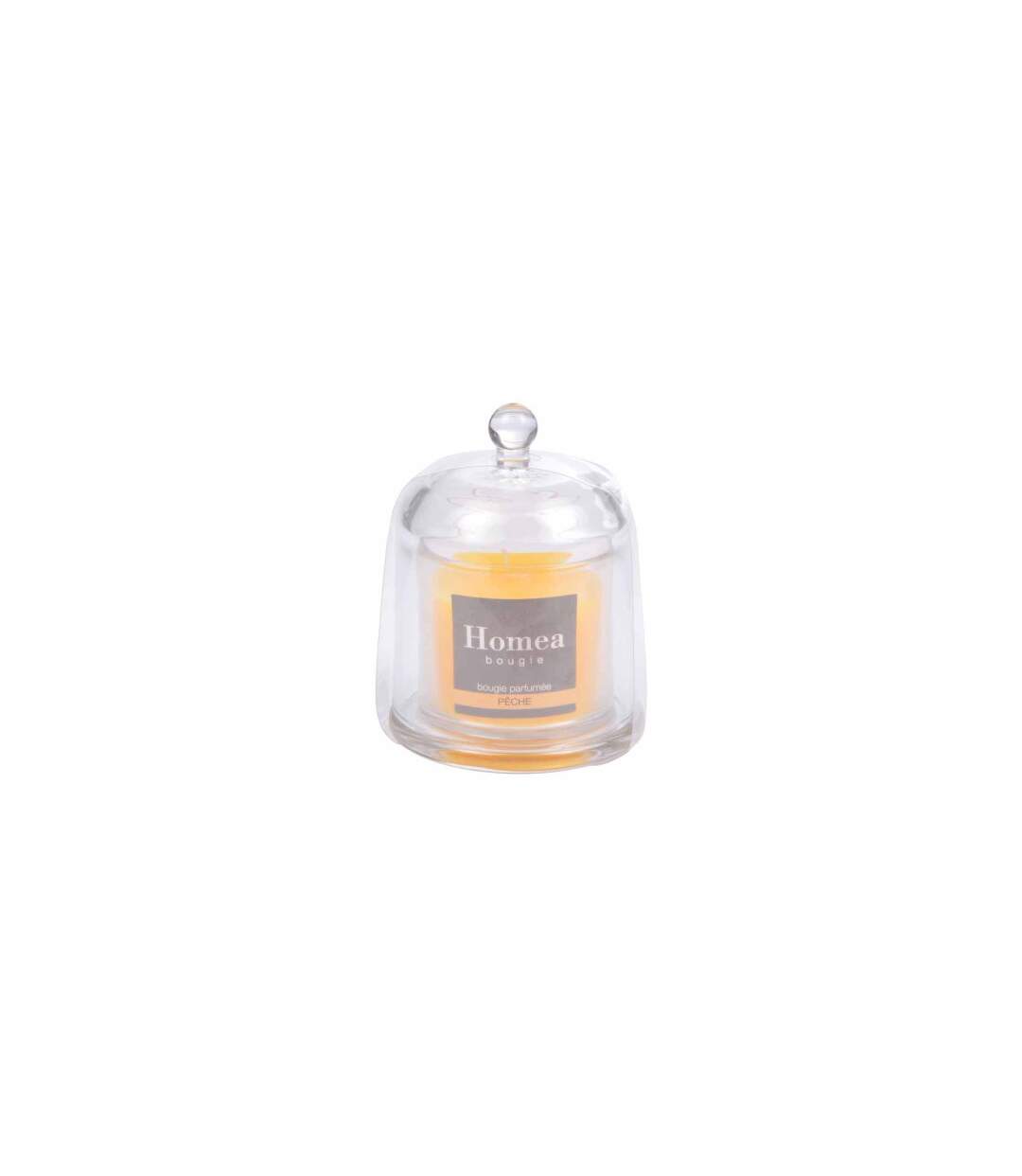 Bougie Parfumée Cloche Romantique 11cm Pêche