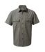 Mens Kiwi Short-sleeved Shirt Dark Grey Craghoppers-2