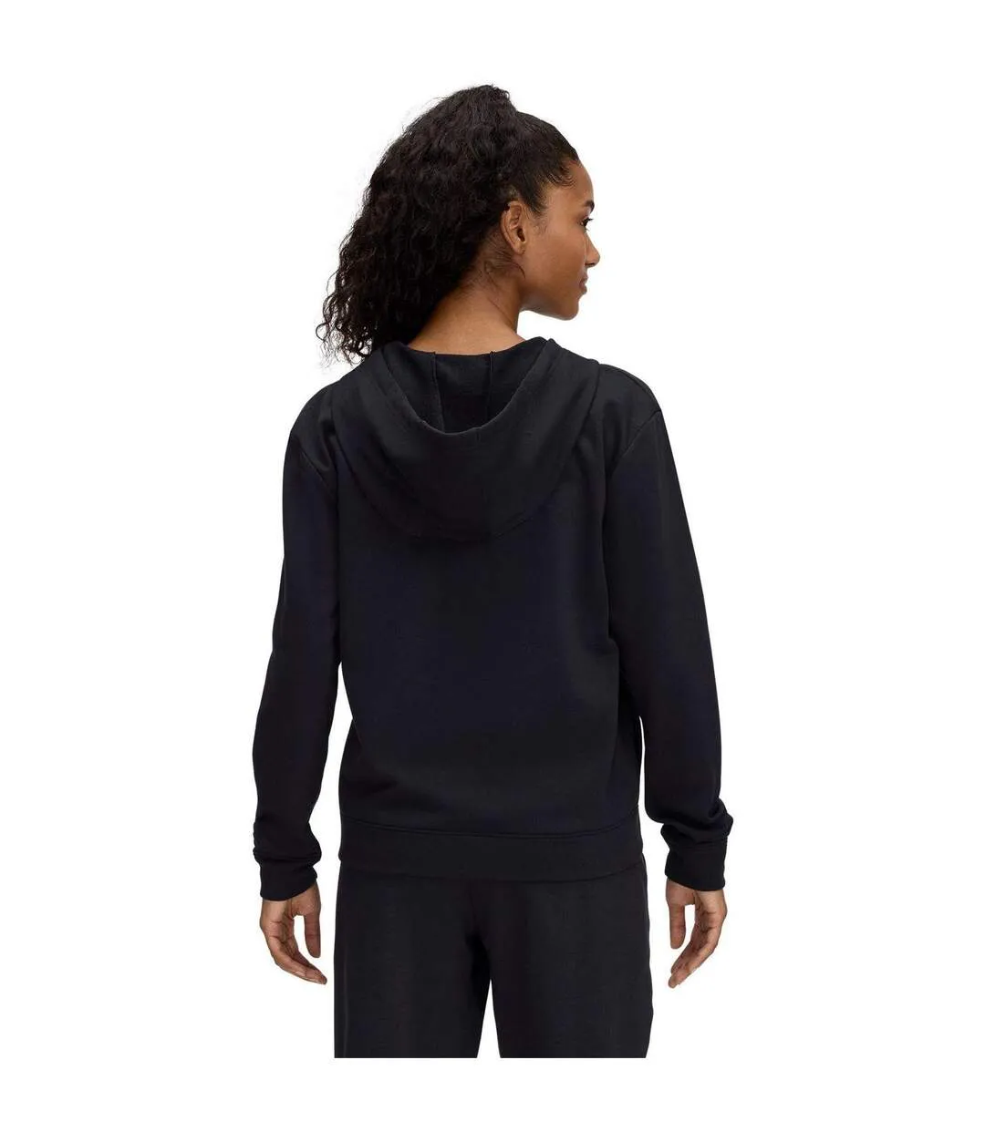 Veste À Capuche Manches Longues Rival Terry Femme Noir Under Armour-2