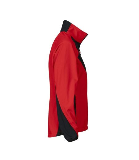 Womens/ladies Soft Shell Jacket Red Projob