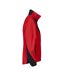 Womens/ladies Soft Shell Jacket Red Projob-4