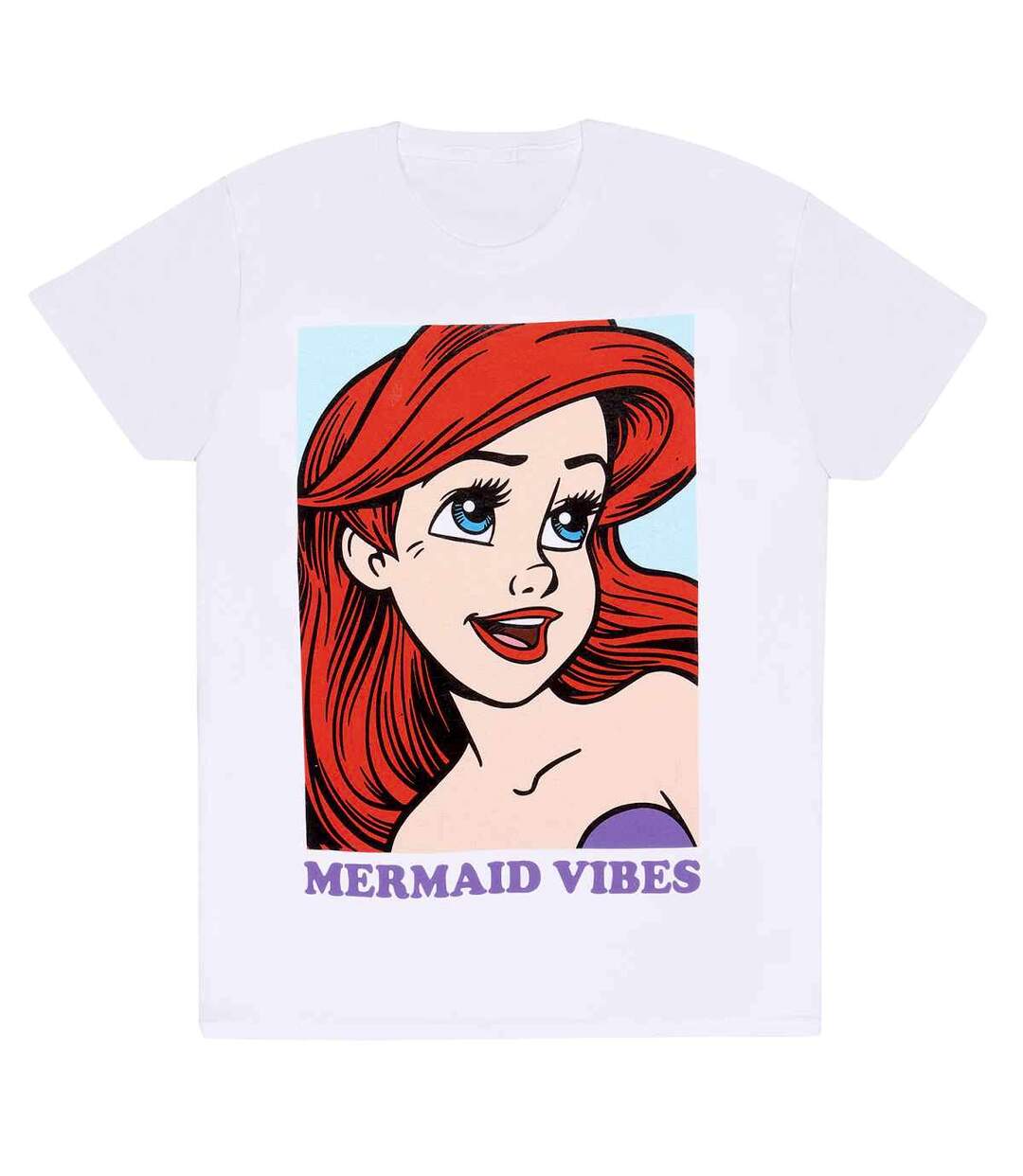 Little Mermaid - T-shirt MERMAID VIBES - Adulte (Blanc) - UTHE1676-1