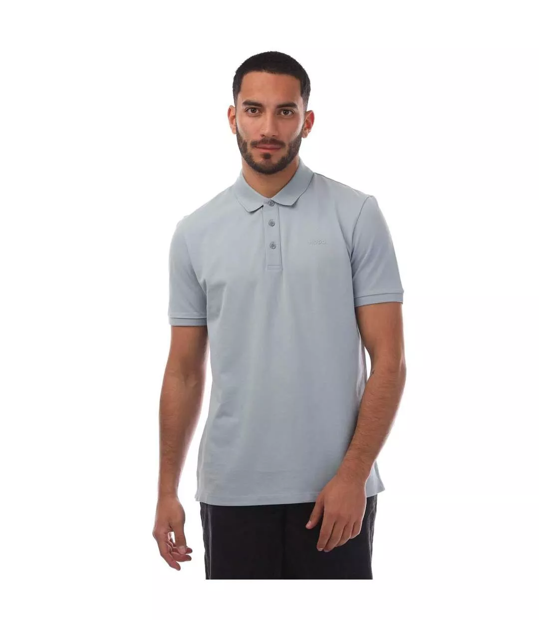 Mens Donos222 Polo Shirt Blue Hugo-2