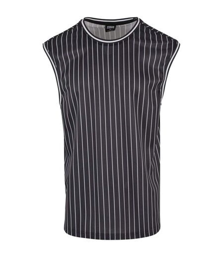 Débardeur Motif/style Rayé Homme Noir Blanc Urban Classics
