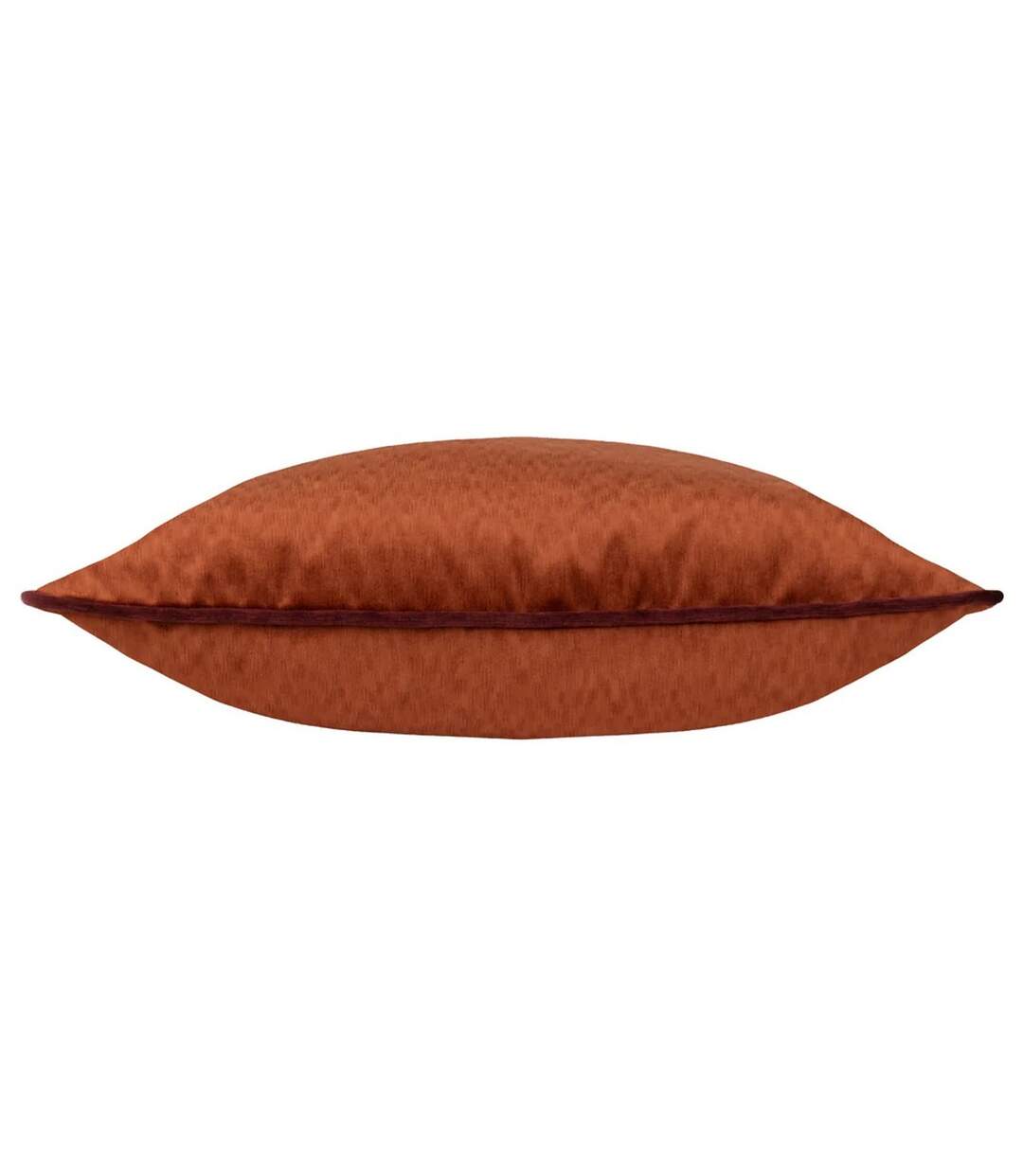 Torto velvet rectangular cushion cover 50cm x 50cm russet/marsala Paoletti-2