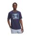 Mens Camo Box T-shirt Blue Under Armour-1