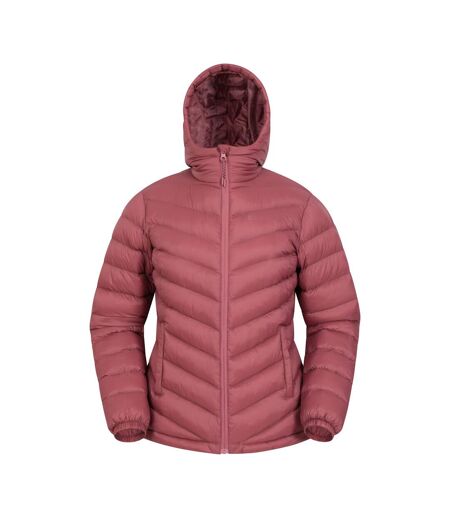 Womens/ladies Seasons Padded Jacket Rust Mountain Warehouse