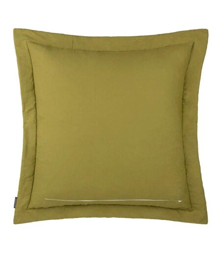 Paoletti Palmeria Velvet Quilted Throw Pillow Cover (Moss) (60cm x 60cm)