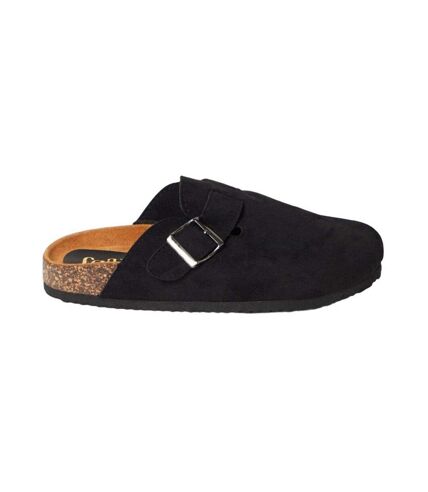 Mules habba femme noir naturel Faith