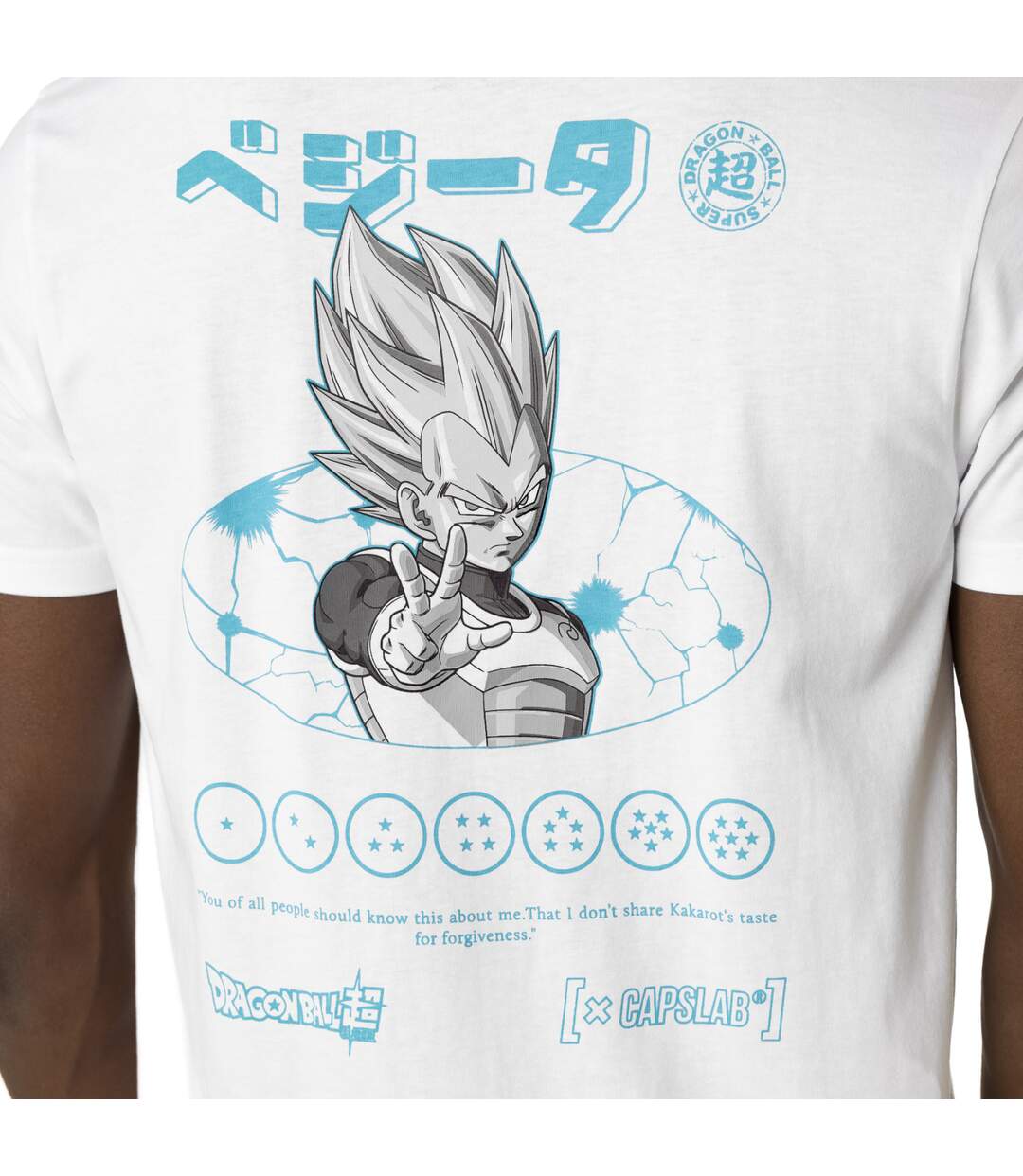 T-shirt en coton homme regular fit avec print Dragon Ball Super Capslab