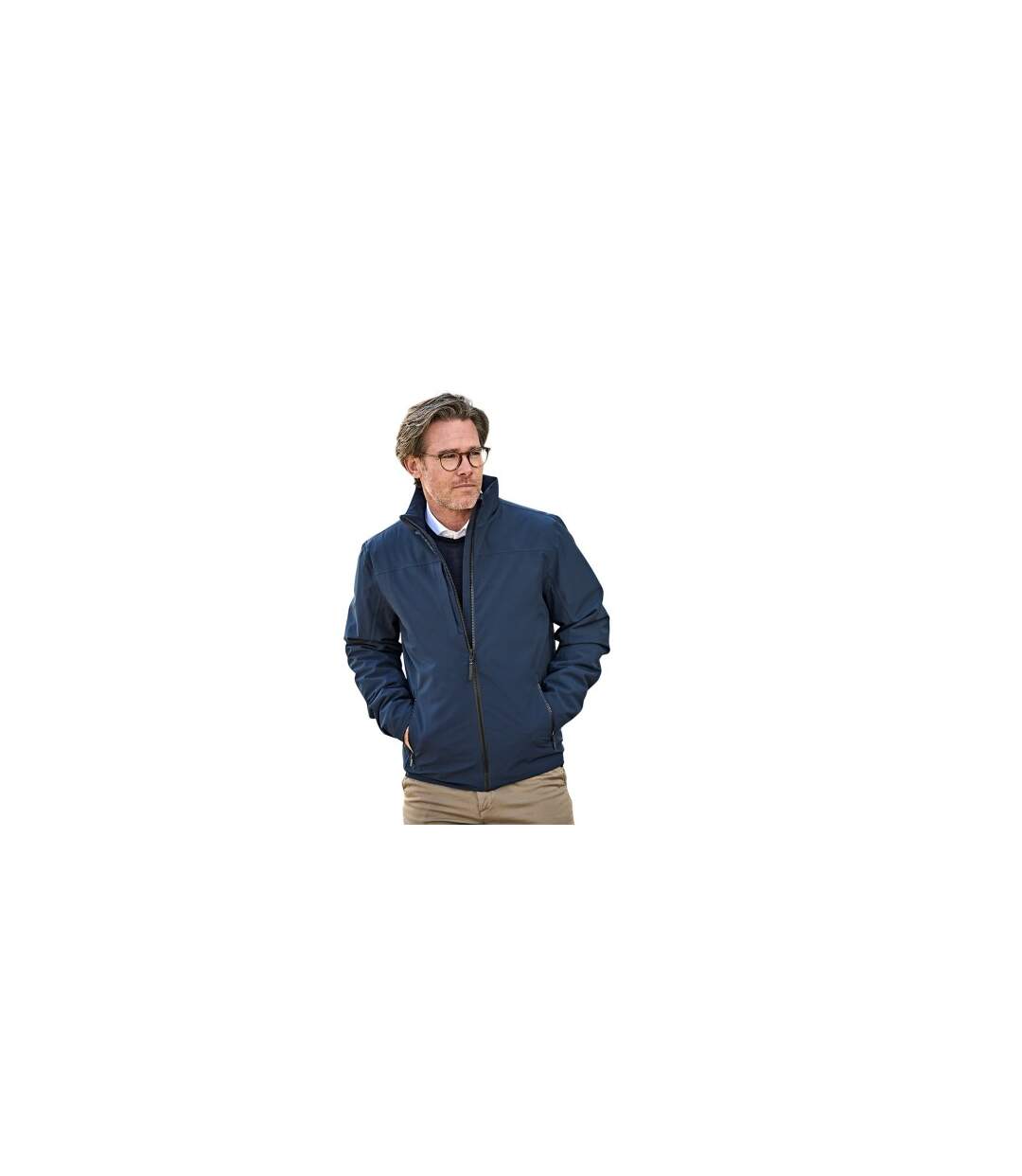 Mens All Weather Jacket Deep Navy Tee Jays-1