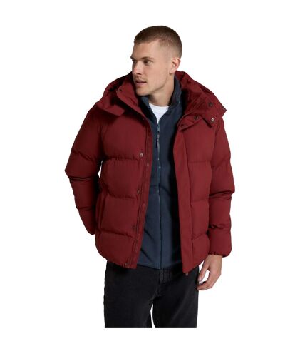 Mens nimbus padded jacket dark red Animal