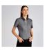 Chemise D'entreprise Oxford À Manches Courtes Pour Femmes Gris Foncé Kustom Kit-1