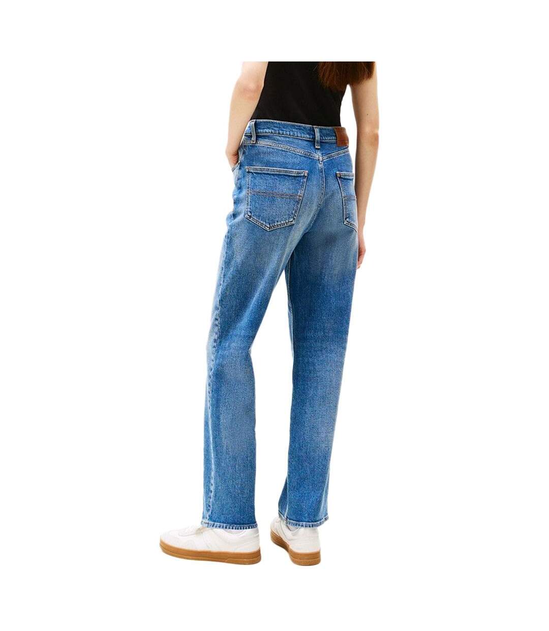 Jeans droit bleu femme tommy hilfiger layla dw0dw20644-2