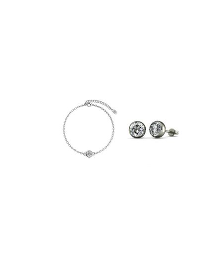 Parure et Coffret Birth Stone Moon - Cristal