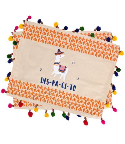 Set de table LAMA POMPONS