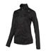 Womens/ladies Thermal Running Track Jacket Black Puma-1