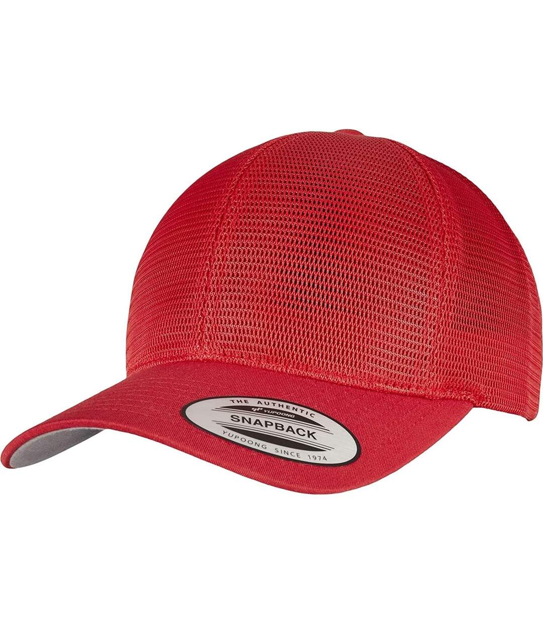 Casquette omnimesh adulte rouge Flexfit-1