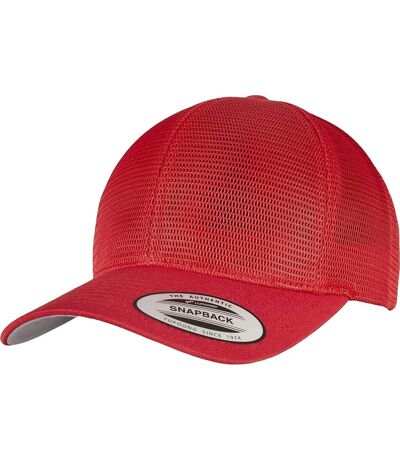 Casquette omnimesh adulte rouge Flexfit