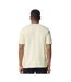 T-shirt Manches Courtes Homme Blanc Cassé Gildan-2