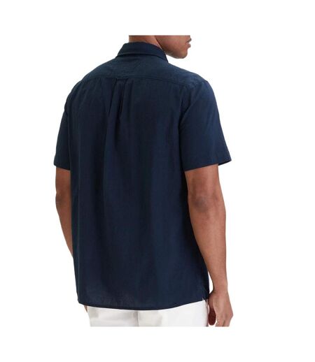 Chemise marine  homme tommy hilfiger seersucker