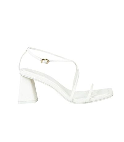 Sandales Motif/style Lanières Femme Blanc Where´s That From