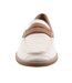 Mocassins Port Driving Femme Blanc Brun Clair Sperry-1