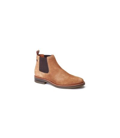 Mens portland leather chelsea boots ginger Base London
