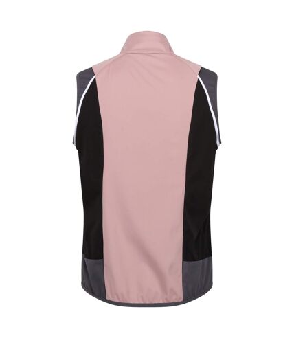 Regatta Womens/Ladies Steren Hybrid Jacket (Dusky Rose/Seal Grey) - UTRG9299