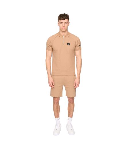 Mens Topfield Polo Shirt Sand Duck And Cover