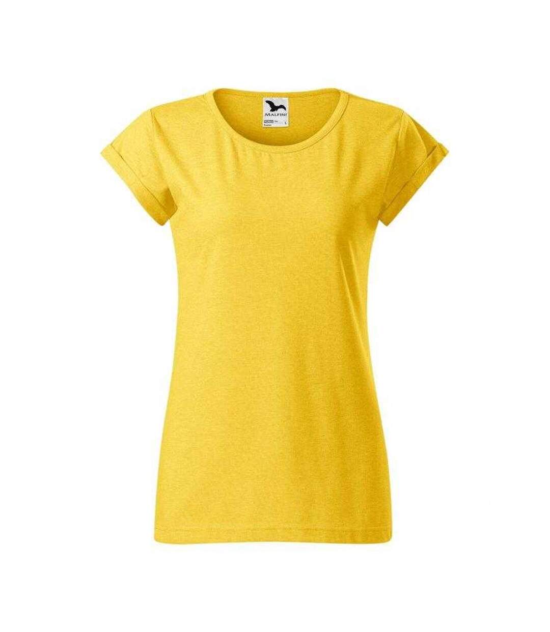 T-shirt Femme Jaune Malfini-1