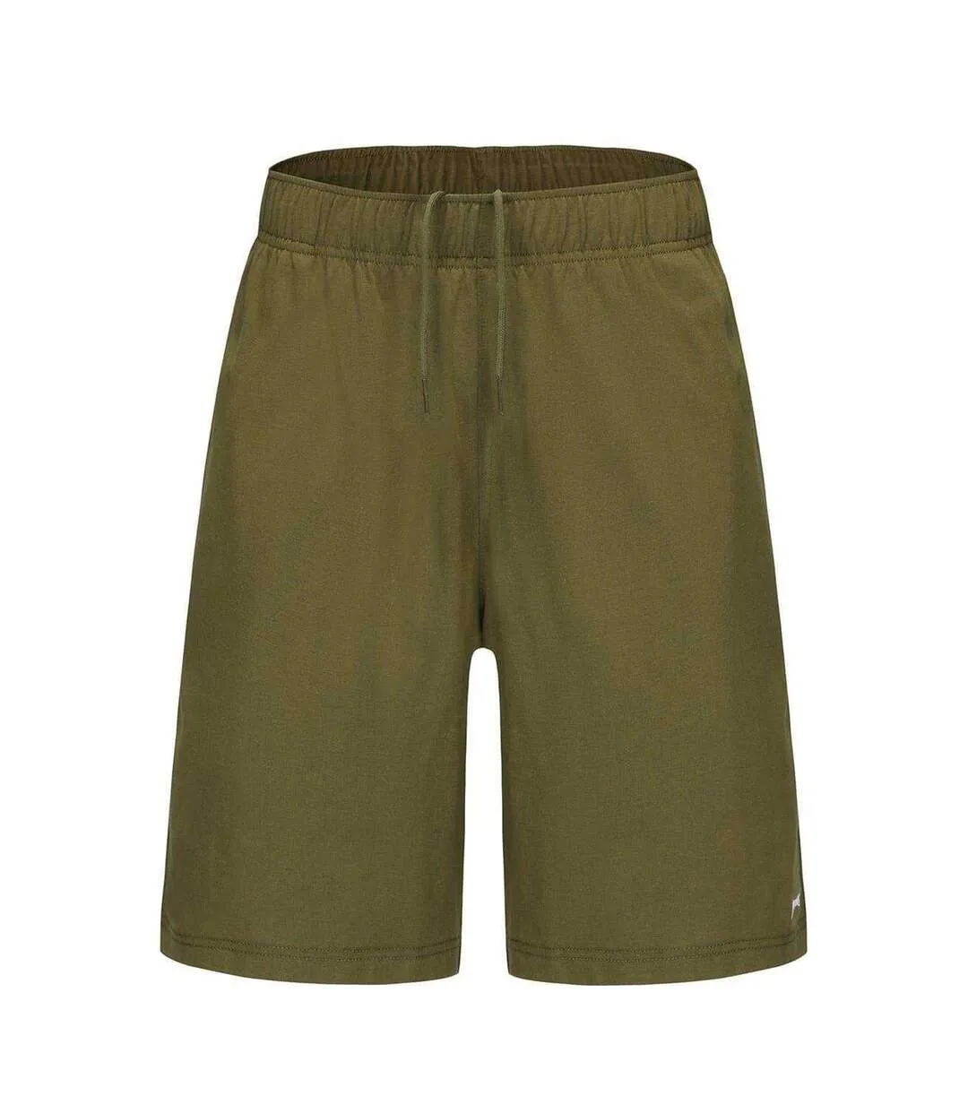 Short En Jersey Décontracté Homme Kaki Slazenger-1