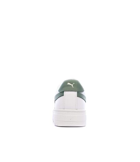 Baskets blanc/vert femme puma  ca pro classic