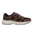 Mens oak canyon sunfair suede relaxed fit trainers brown/black Skechers