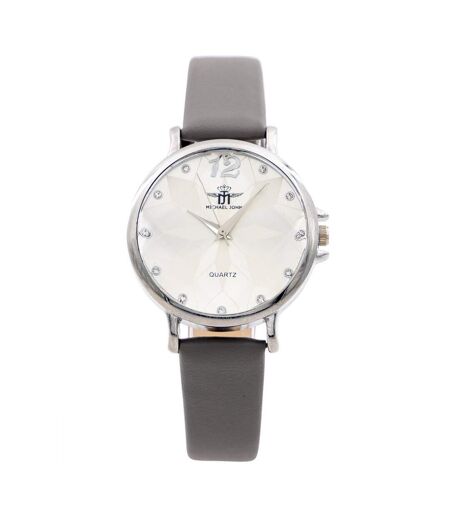 Montre Femme Gris Strass M. JOHN